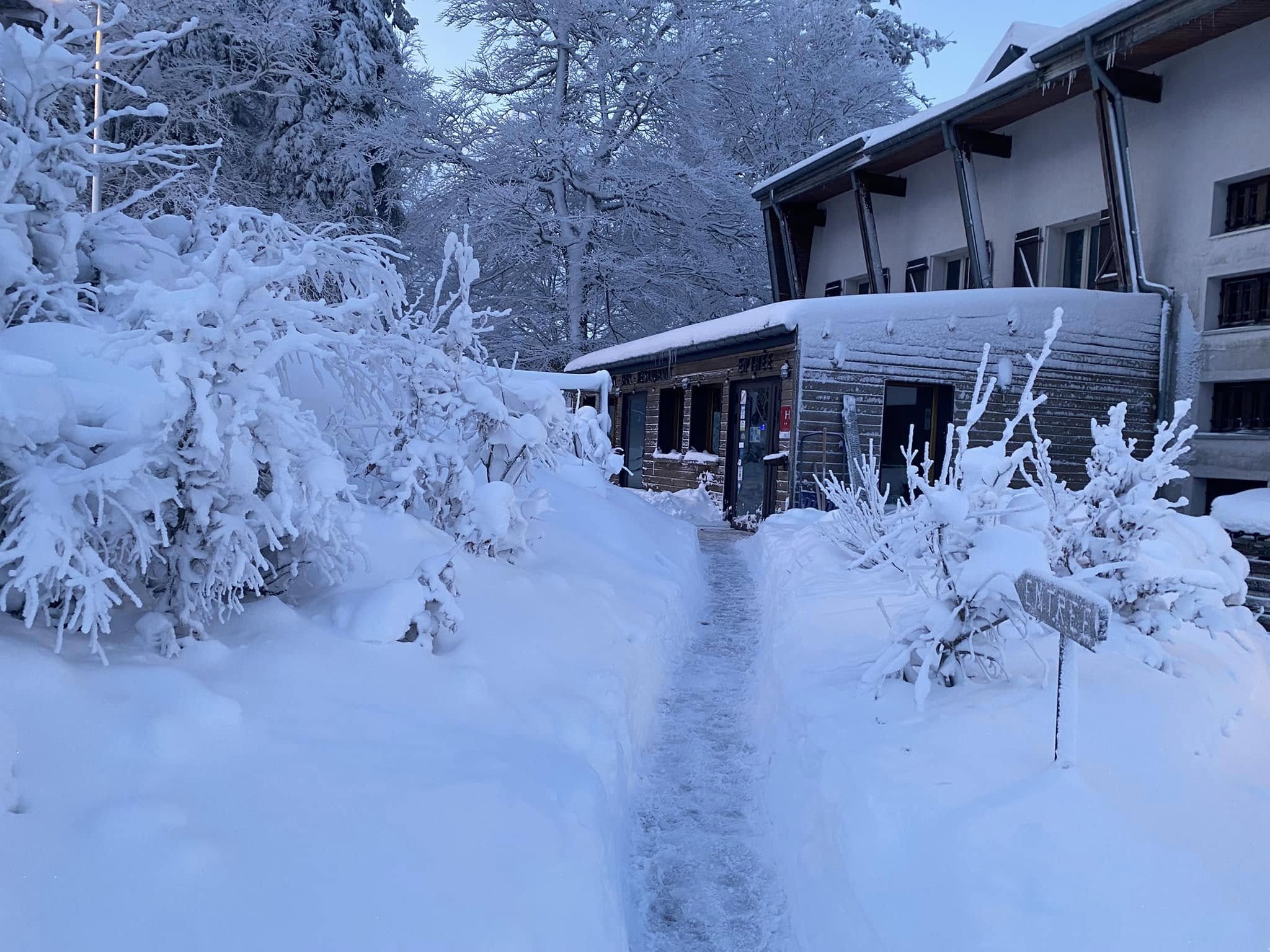 Le ptit Cham sous la neige